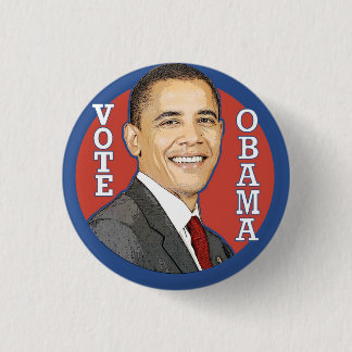 Botón del VOTO de Barack Obama