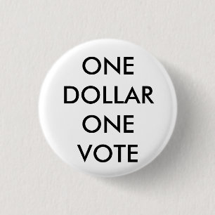 BOTÓN DEL VOTO DE ONEDOLLARONE