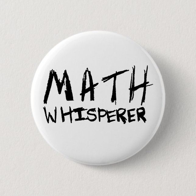 Botón del Whisperer de la matemáticas (Anverso)