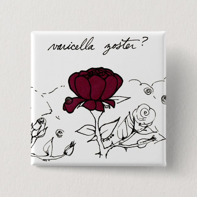 Botón del Zoster de la varicela (Anverso)