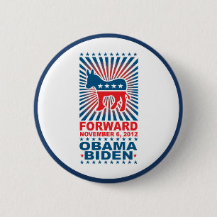 Botón delantero de Obama 2012