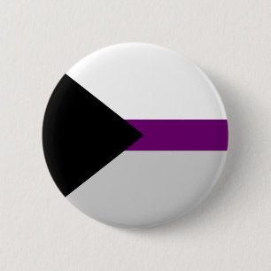 botón Demi-sexual de la bandera