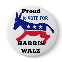 Botón Democrático Orgulloso