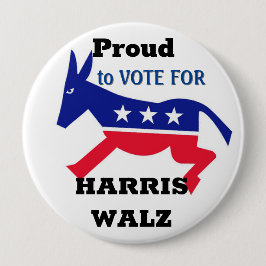 Botón Democrático Orgulloso