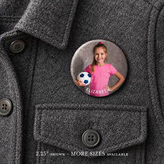 Botón Deportivo de Foto Personalizada
