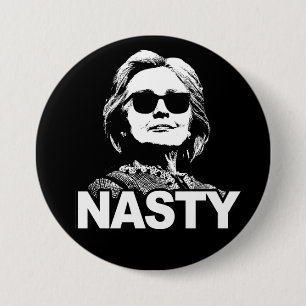 Botón "desagradable" de Hillary Clinton