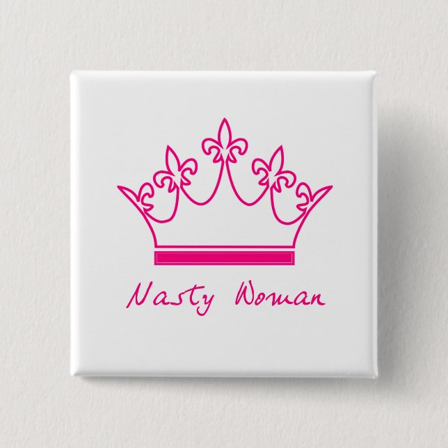 Botón desagradable de la mujer (Anverso)