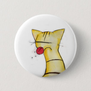 botón descarado del gato