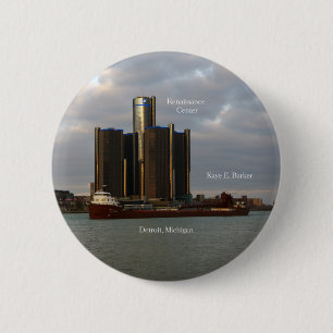 botón Detroit de Kaye E. Barker