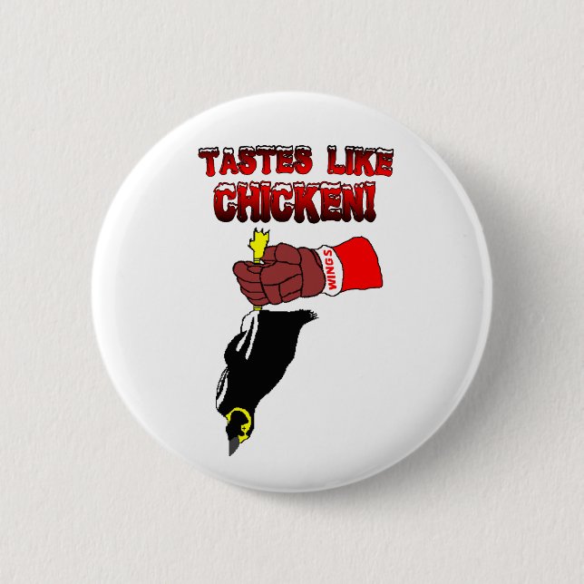 Botón Detroit Dead Pingguin (Anverso)