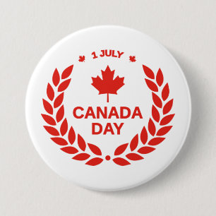 botón Día de Canadá