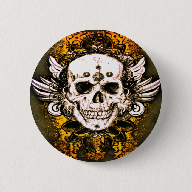 Botón Dia de los muertos (Anverso)