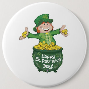 botón Día de San Patricio