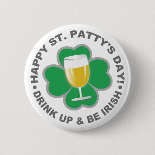 botón Día de San Patricio