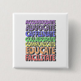 Botón - Día del profesor: Educar