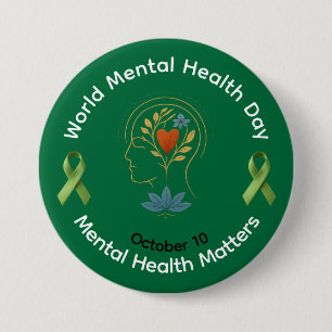 Botón - Día Mundial de la Salud Mental