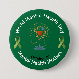 Botón - Día Mundial de la Salud Mental