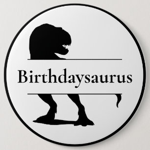 botón Dinosaur T Rex Birthdaysauce