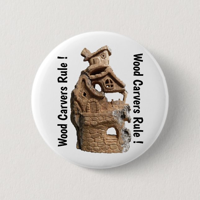 botón Diseñado para fotos de gafas de madera (Anverso)