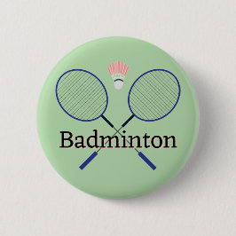 botón Diseño de Badminton