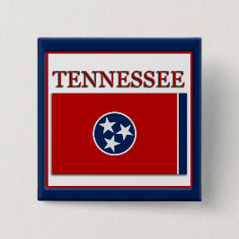 botón Diseño de la bandera de estado de Tennessee
