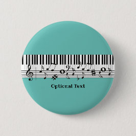 botón Diseño de música de piano