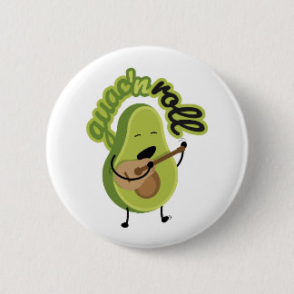 Botón Divertido de Aguacate Guac y Roll