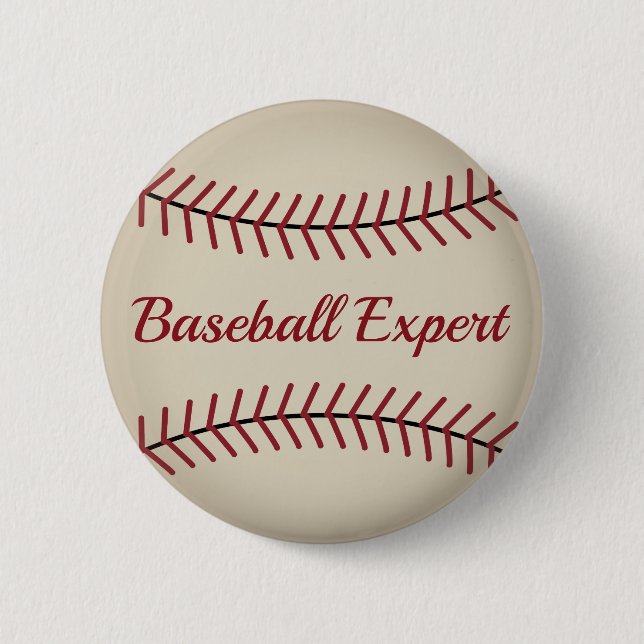 Botón divertido de béisbol (Anverso)