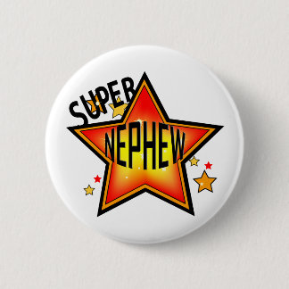 Botón divertido del sobrino Super Star