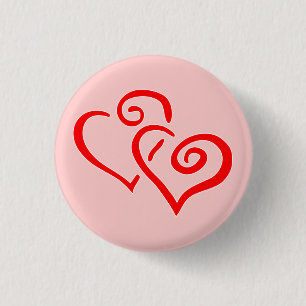 botón Dos corazones