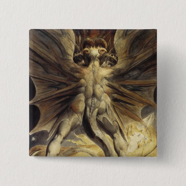 botón Dragón rojo (Anverso)