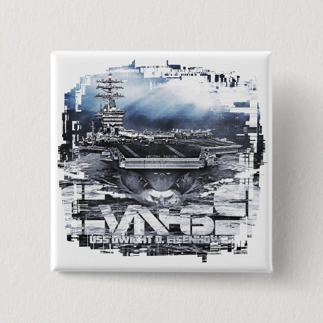 Botón Dwight D. Eisenhower (Anverso)