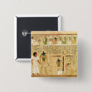 botón Egipto-jeroglíficos