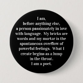 Botón "El credo del poeta"