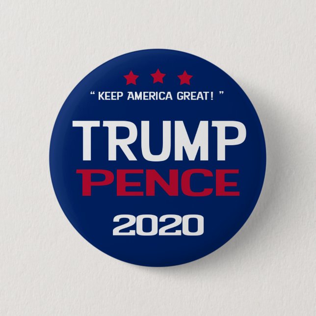 Botón electoral Trump Pence 2020 (Anverso)