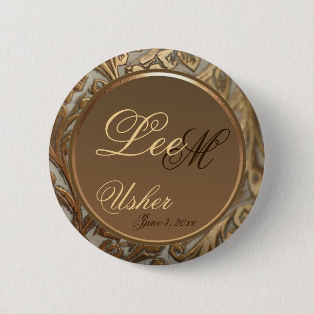 Botón elegante adaptable del recuerdo de Usher (Anverso)