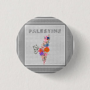 Botón Elegante de Palestina Botón de palestina