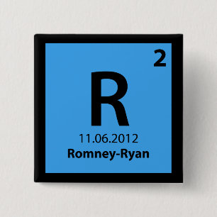 Botón elemental de la campaña de Romney Ryan 2012
