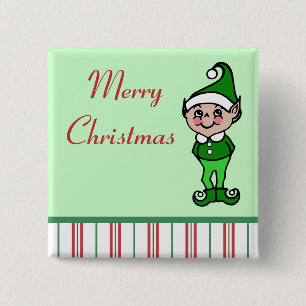 botón Elf de navidades