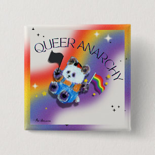 Botón emergente Orgullo Panda Oso