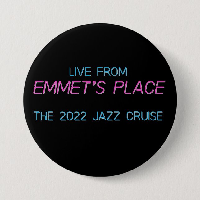 Botón - Emmet Cohen Trio 2022 Jazz Cruise (Anverso)