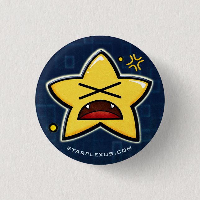 botón enojado del starplexus (Anverso)