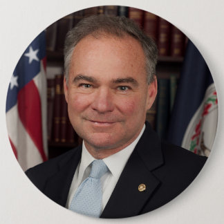 Botón ENORME/Pin de Tim Kaine
