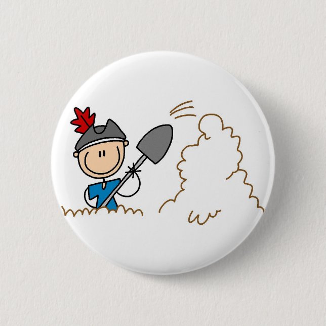 Botón enterrado del pirata del tesoro (Anverso)