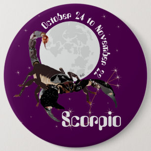 Botón Escorpio 24 de octubre a 22 de noviembre