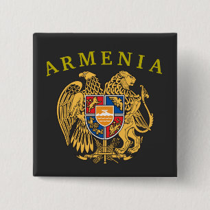 botón Escudo de armas de Armenia