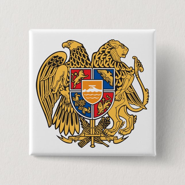 botón Escudo de armas de Armenia (Anverso)