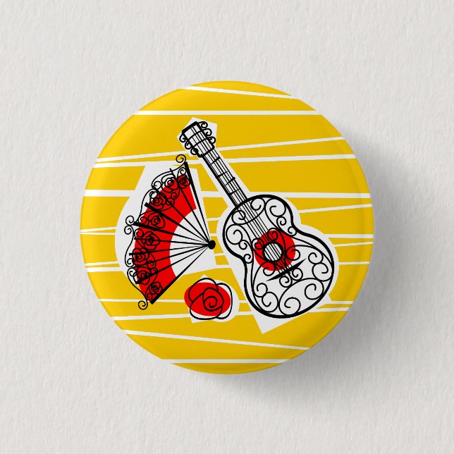 Botón español del grupo de los recuerdos redondo (Anverso)