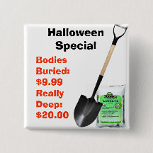 botón especial de Halloween
