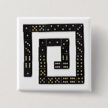 Botón espiral del dominó